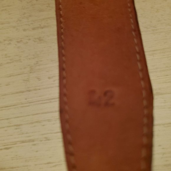 Vintage Genuine Python Snakeskin Leather 1.25\